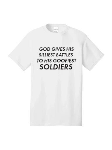 Goofiest Battles Shirt (black) preview, front
