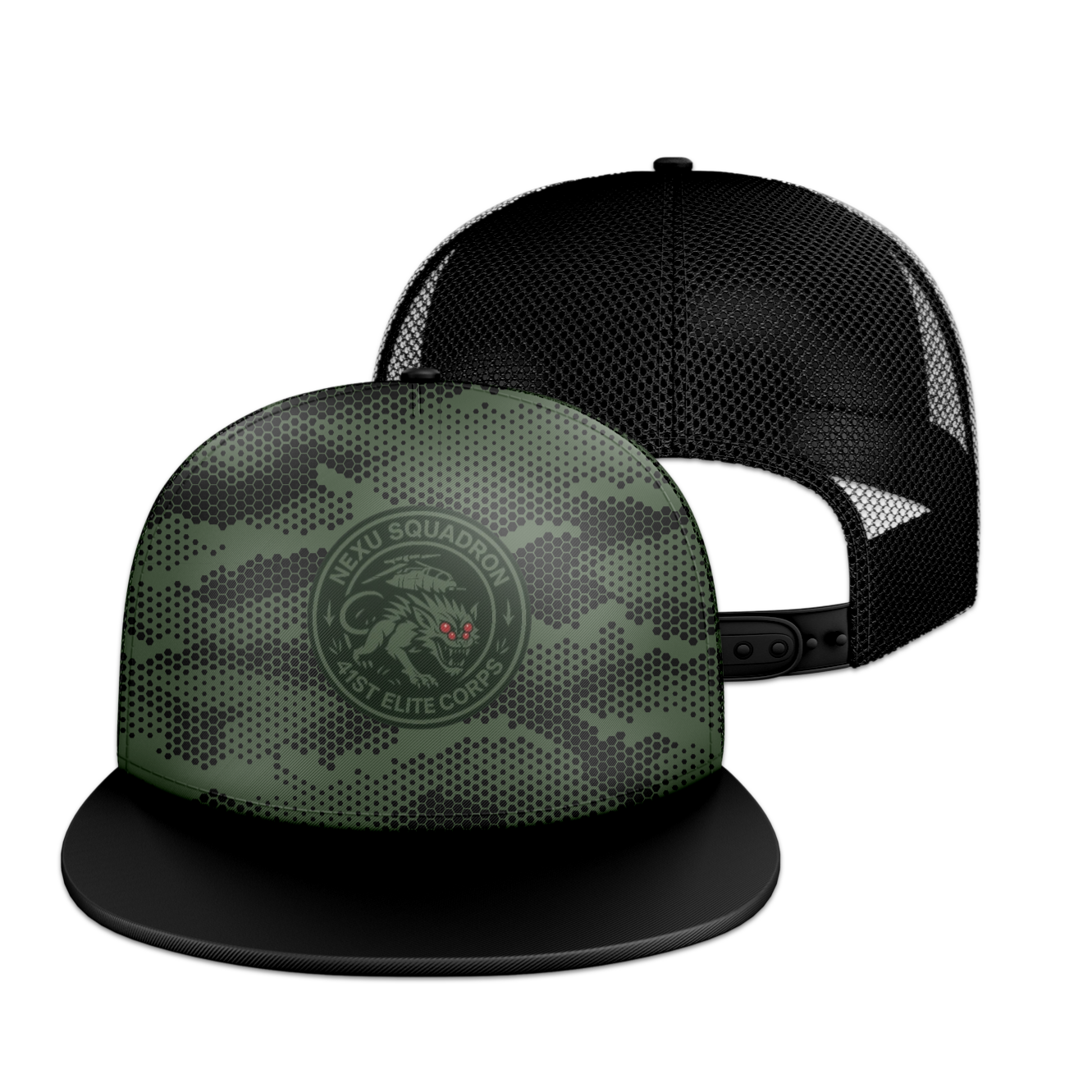 Rendered product preview, stack