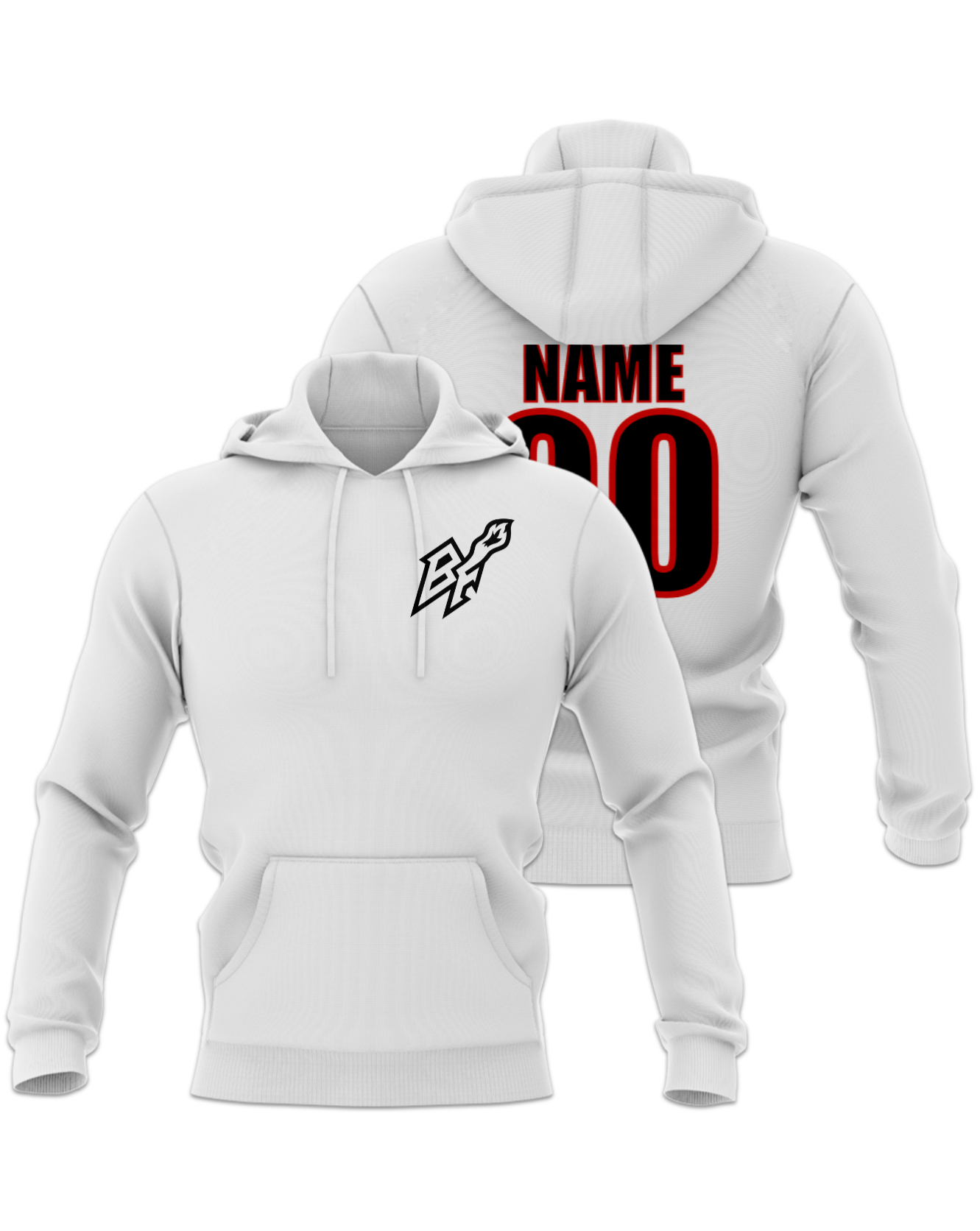 Rendered product preview, stack