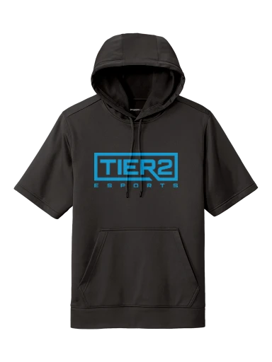 Tier 2 Fan Store Sport-Wick Fleece Short Sleeve Hooded Pullover preview, front