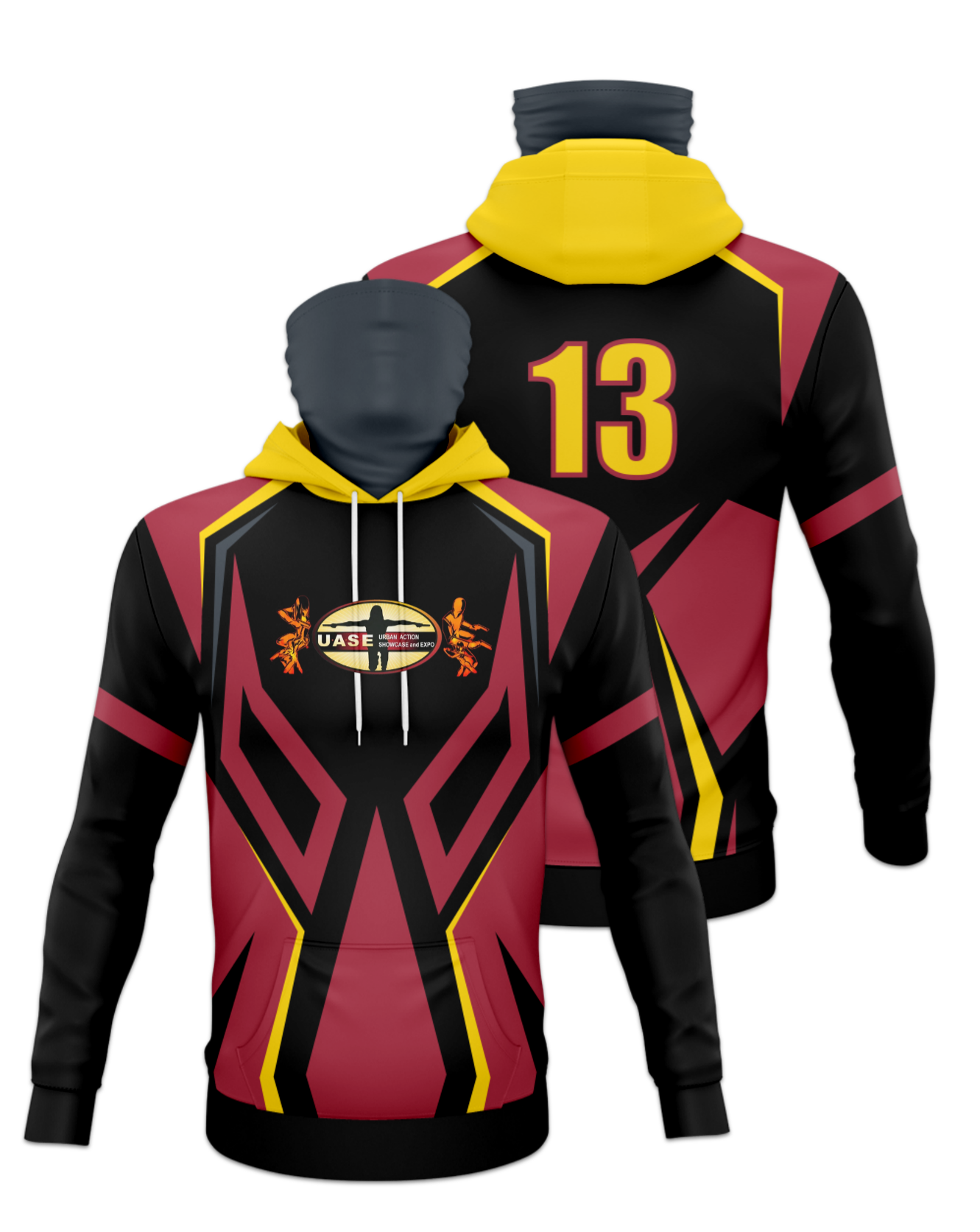 Rendered product preview, stack