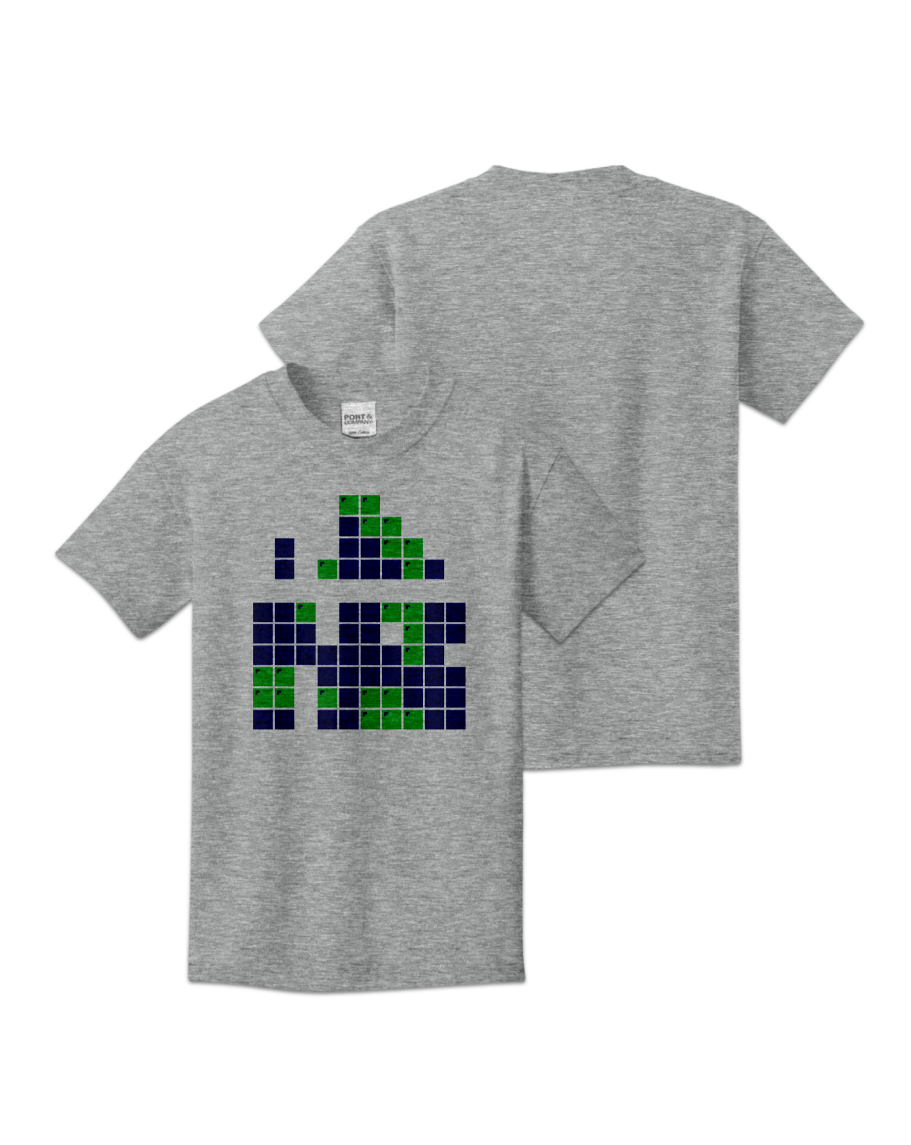 Rendered product preview, stack