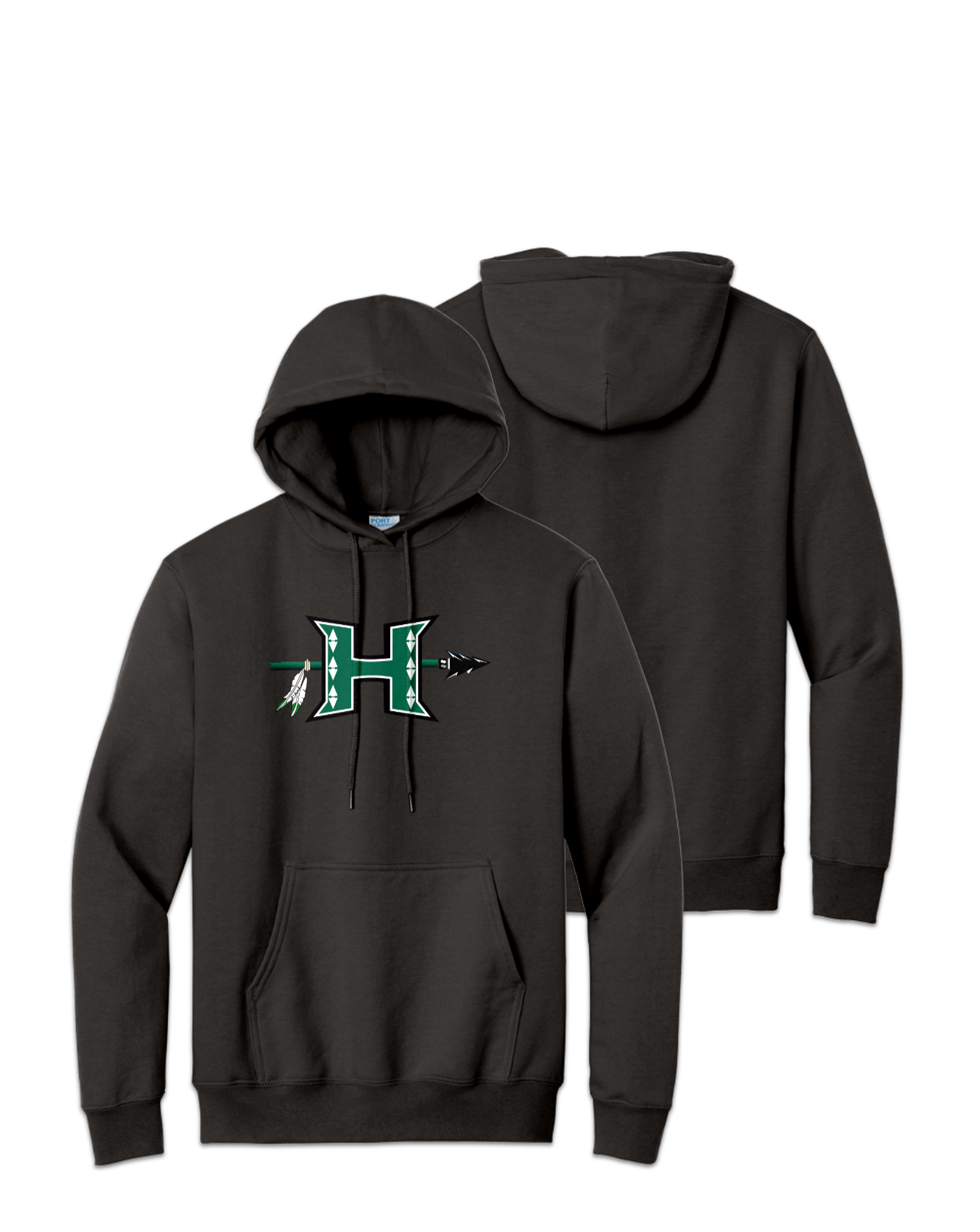 Rendered product preview, stack