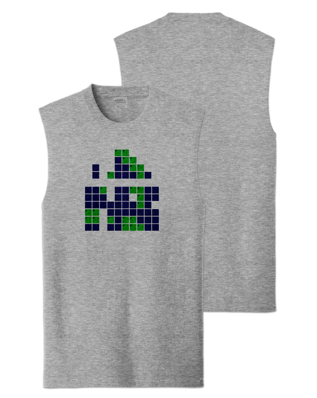 Rendered product preview, stack