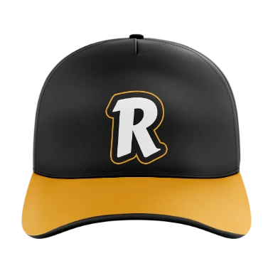 Sublimated 5 Panel Curved Bill Cap preview, front
