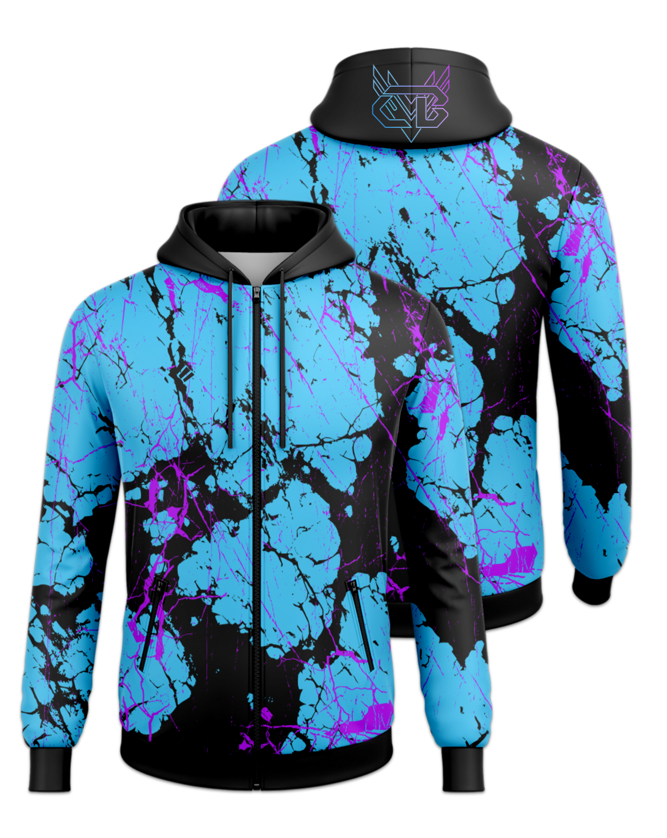 Rendered product preview, stack