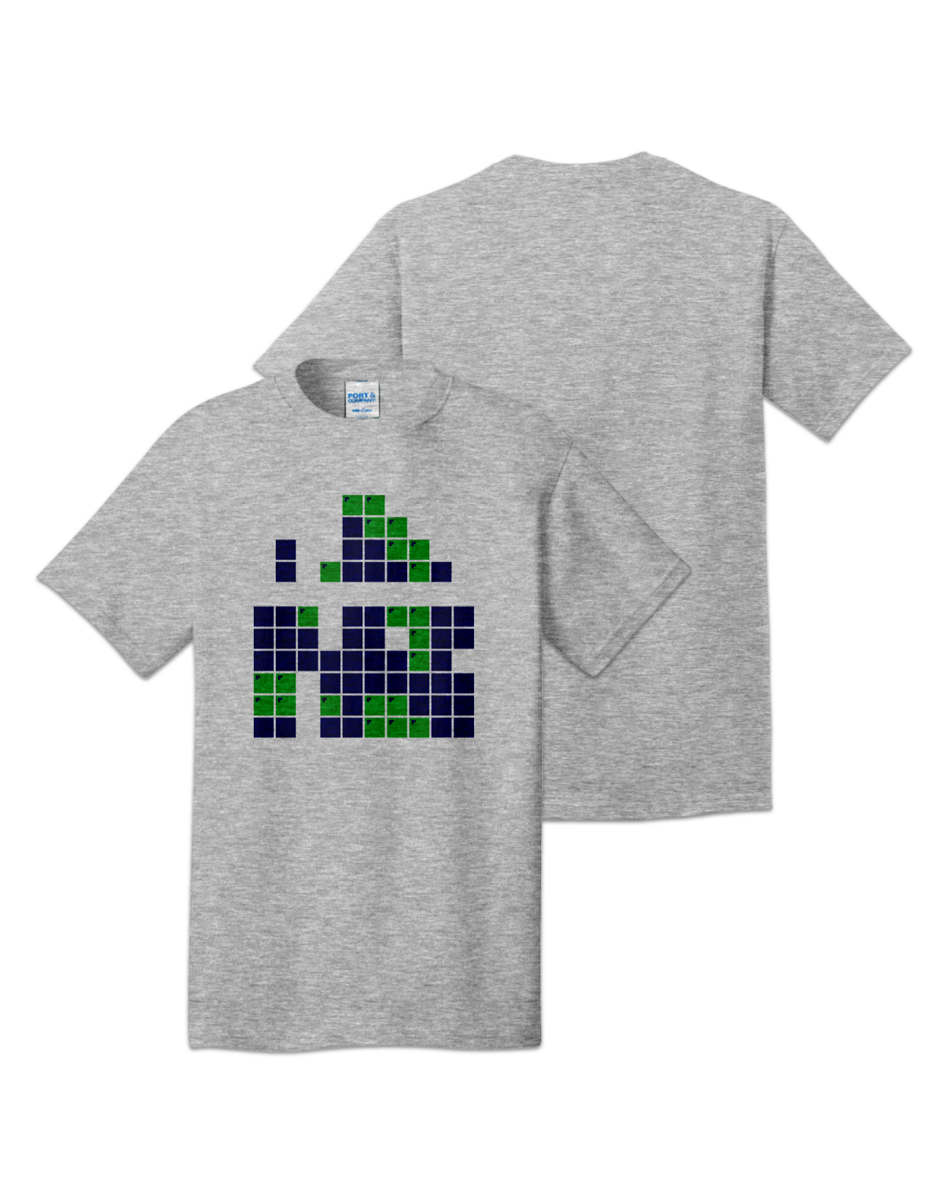 Rendered product preview, stack