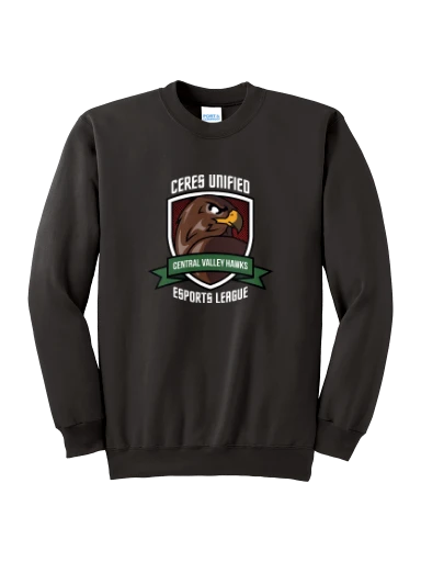 Port & Co Tall Essential Fleece Crewneck Sweatshirt preview, front