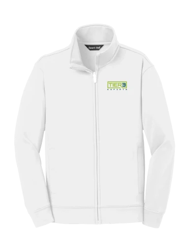 Tier 3 Fan Store Youth Sport-Wick Fleece Full-Zip Jacket preview, front