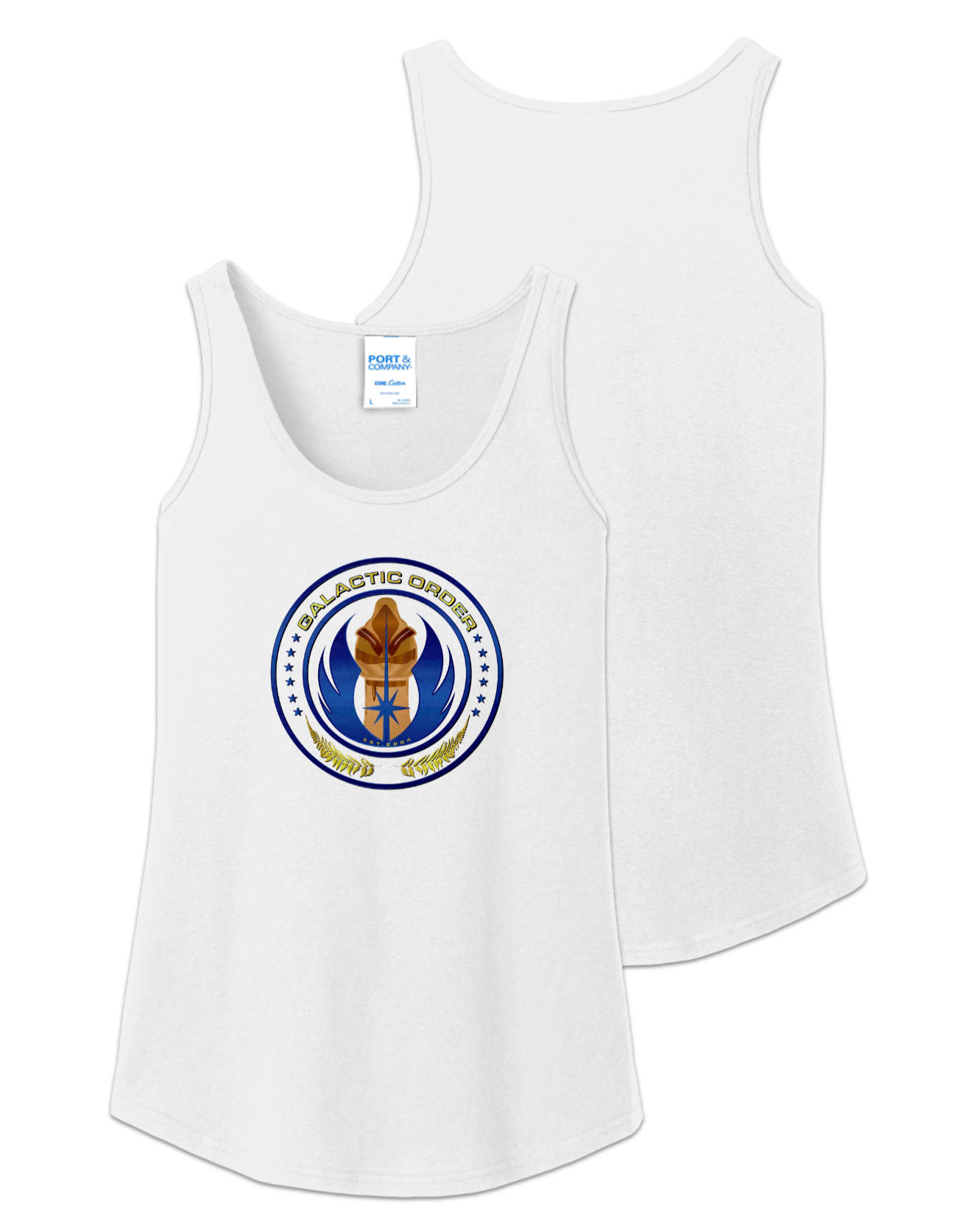 Rendered product preview, stack