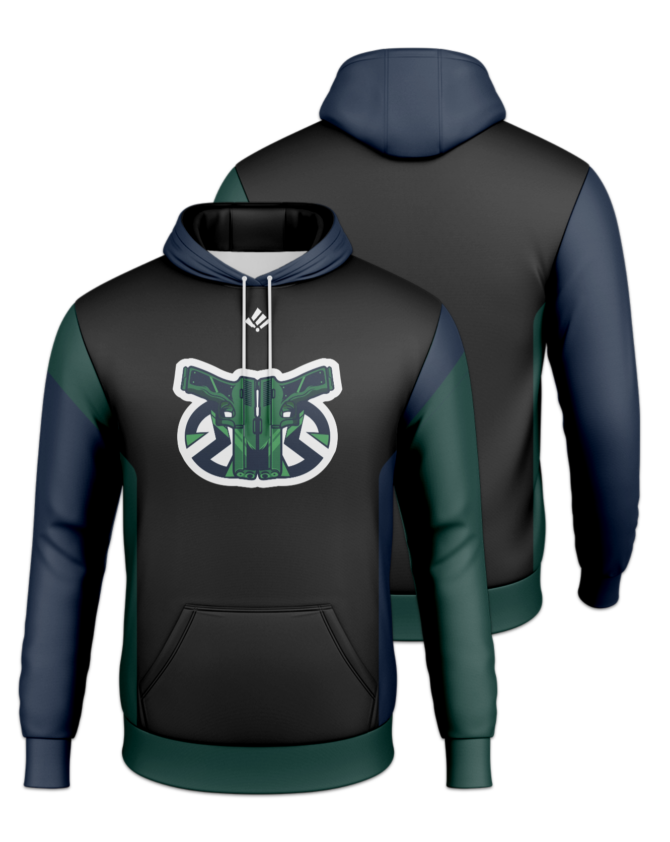 Rendered product preview, stack