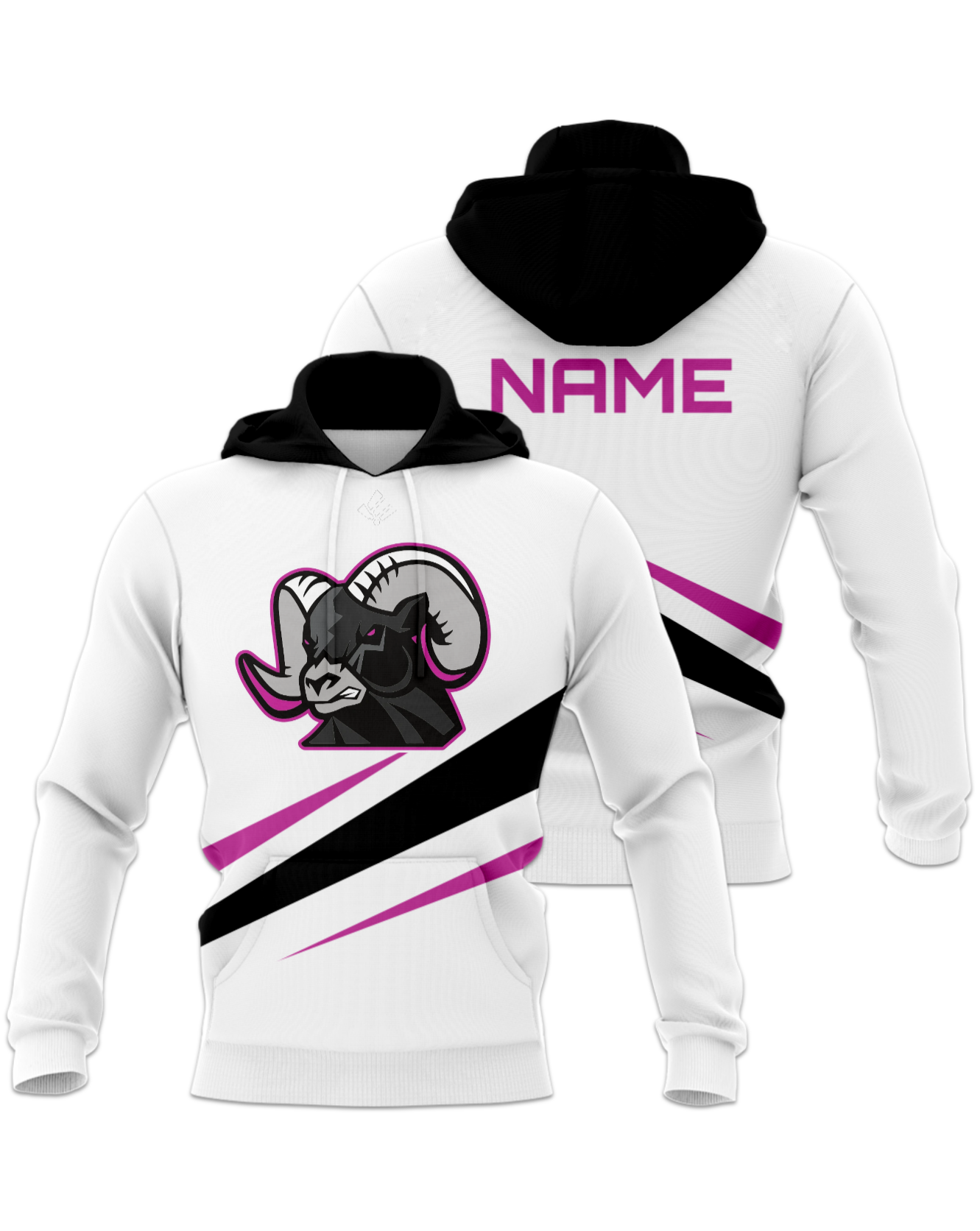 Rendered product preview, stack