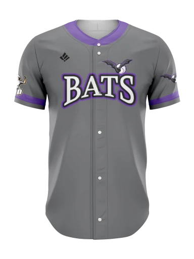 Sublimated Full Button Baseball Jersey preview, front