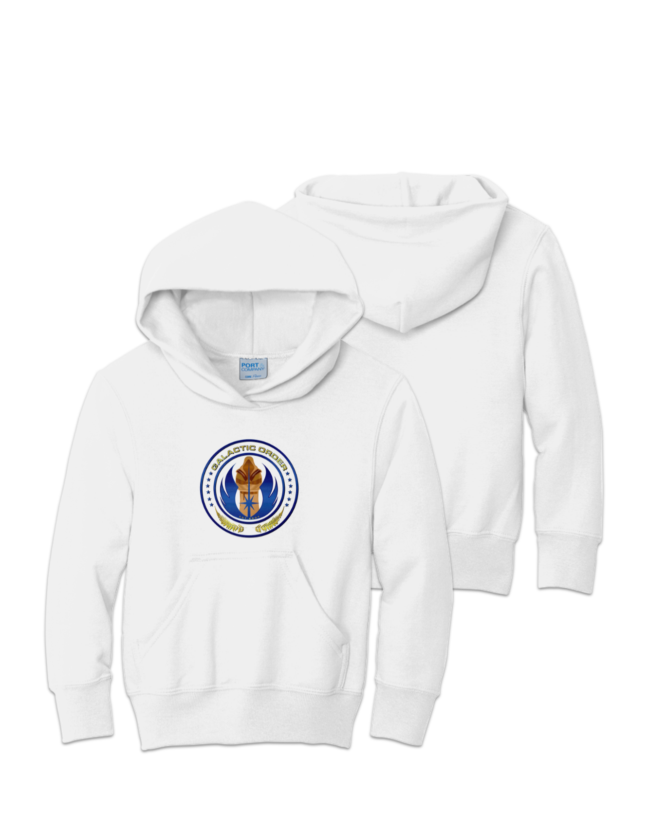 Rendered product preview, stack