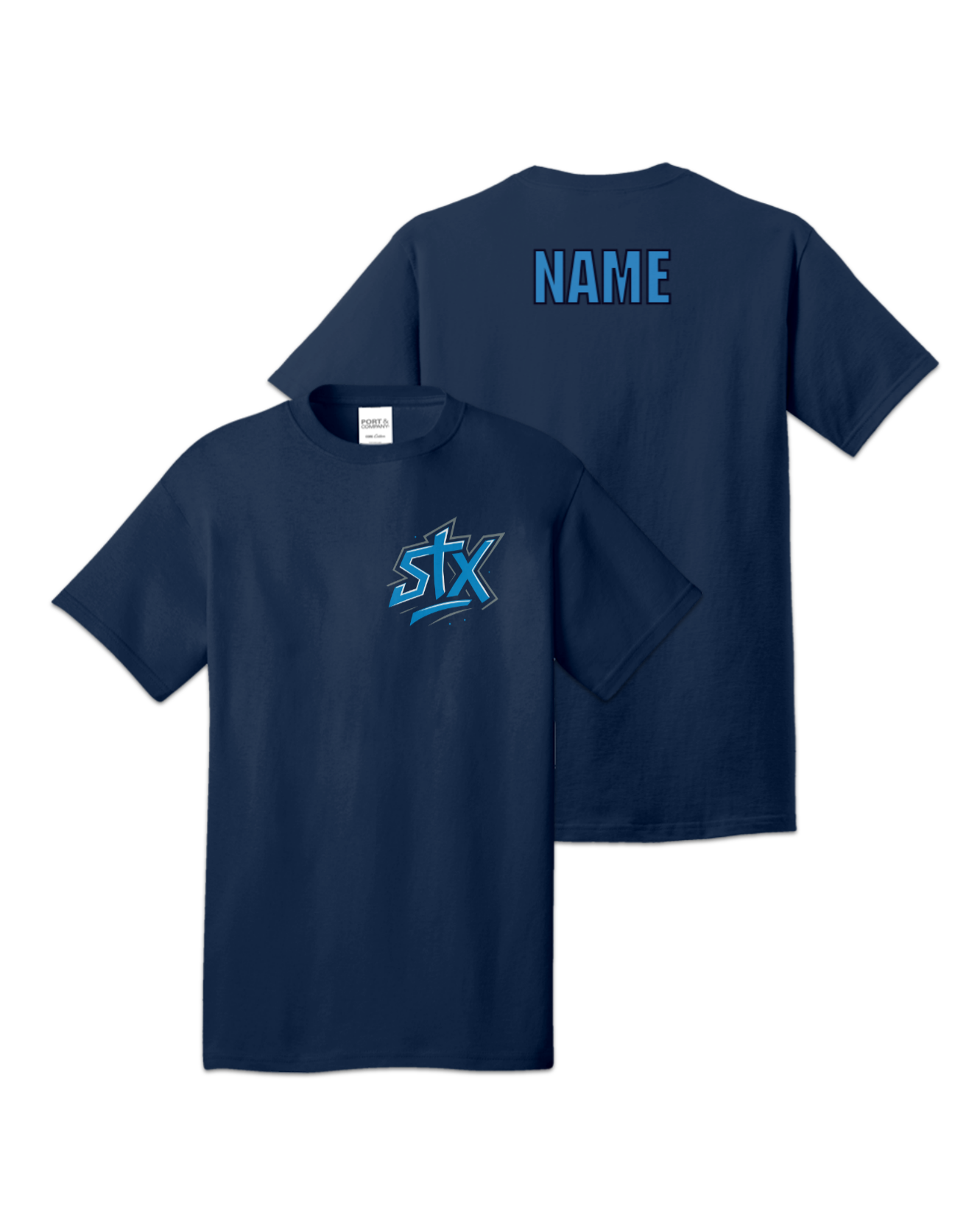 Rendered product preview, stack