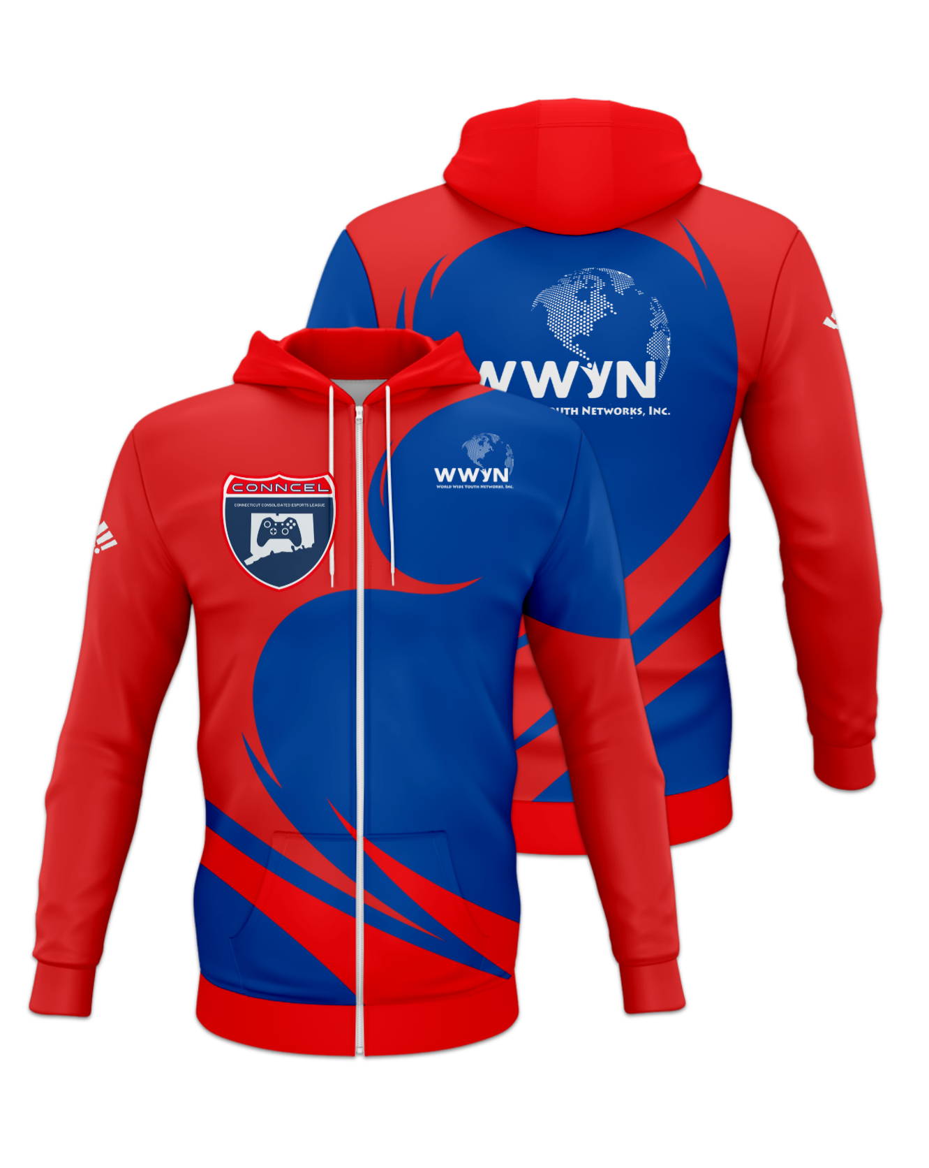 Rendered product preview, stack