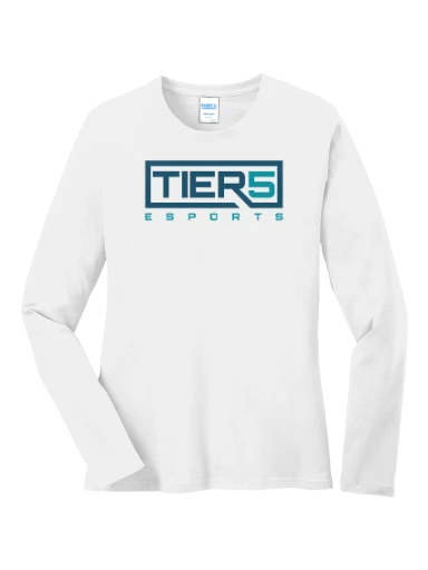 Tier 5 Fundraising Store Women's Long Sleeve Core Cotton Tee preview, front