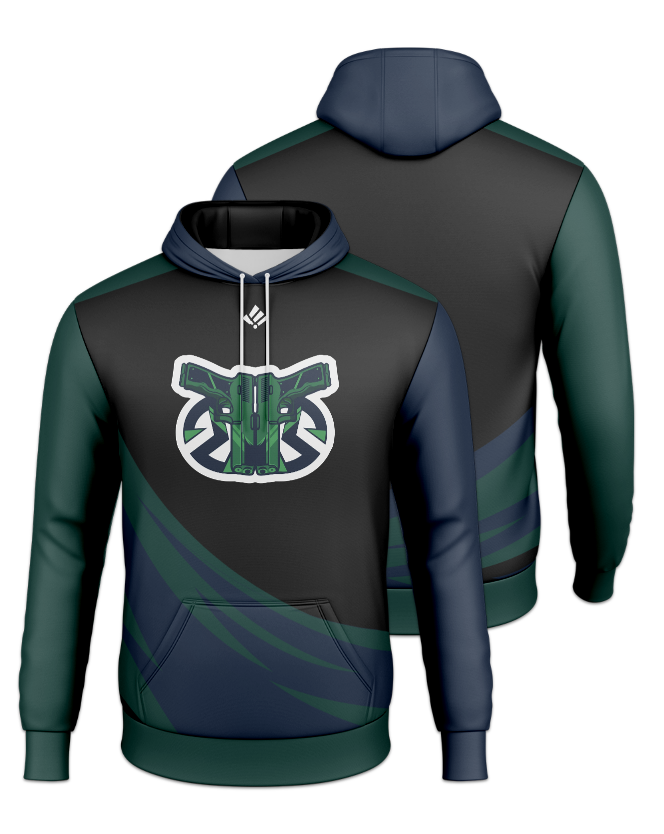 Rendered product preview, stack