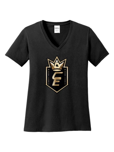 Women's Core Cotton V-Neck Tee preview, front