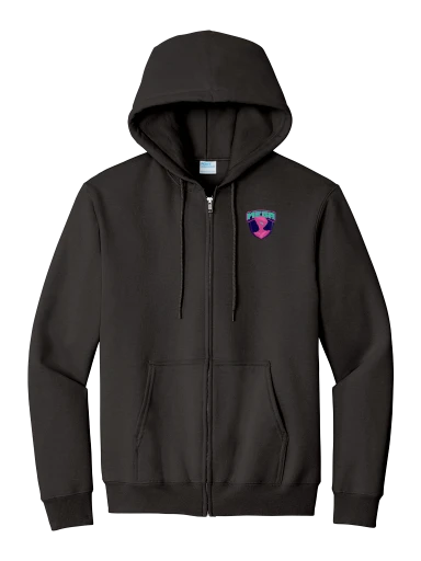 Essential Fleece Full-Zip Hooded Sweatshirt preview, front
