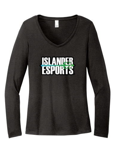 Women's Perfect Tri Long Sleeve V-Neck Tee preview, front