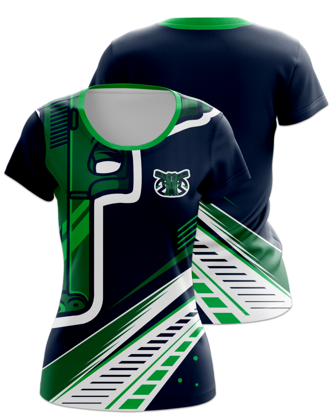 Rendered product preview, stack