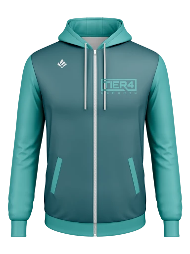Tier 4 Esports Team Store Hooded Soft Shell Full Zip Jacket preview, front