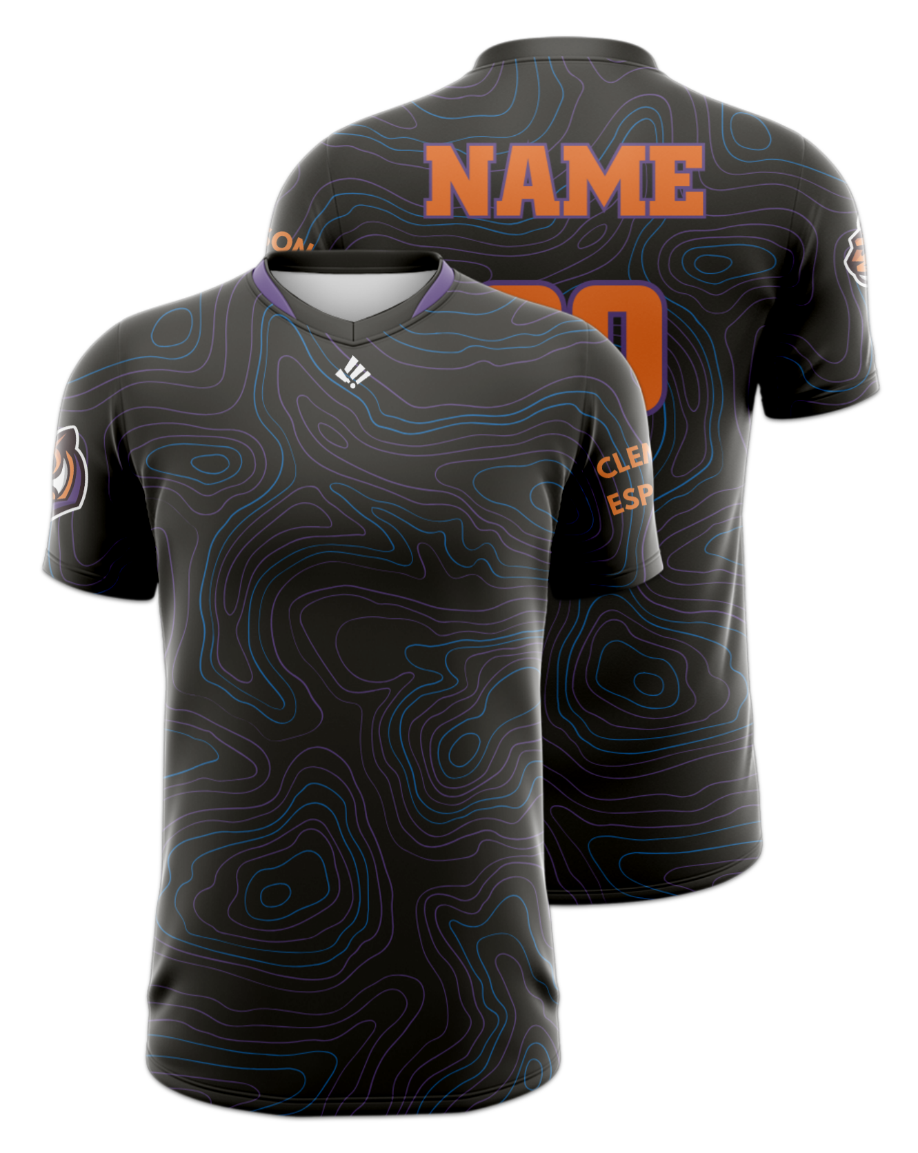 Rendered product preview, stack