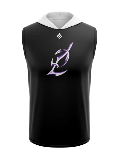 Sublimated Sleeveless Hoodie preview, front