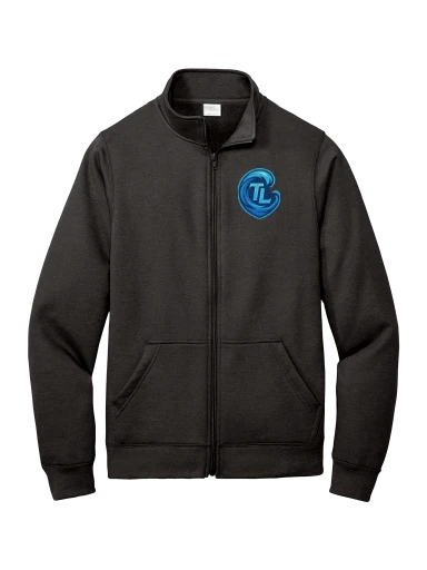Port & Co Core Fleece Cadet Full-Zip Sweatshirt preview, front