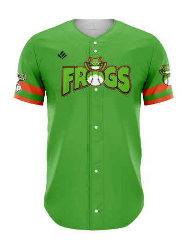 Sublimated Full Button Baseball Jersey preview, front