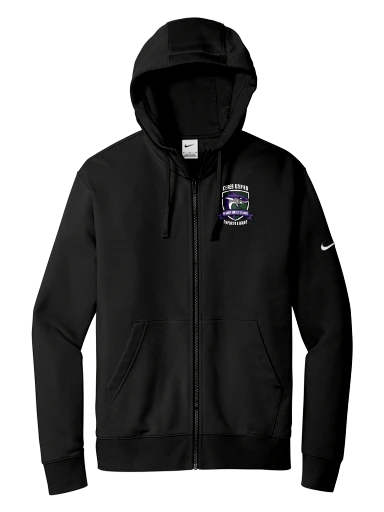 Nike Club Fleece Sleeve Swoosh Full-Zip Hoodie preview, front
