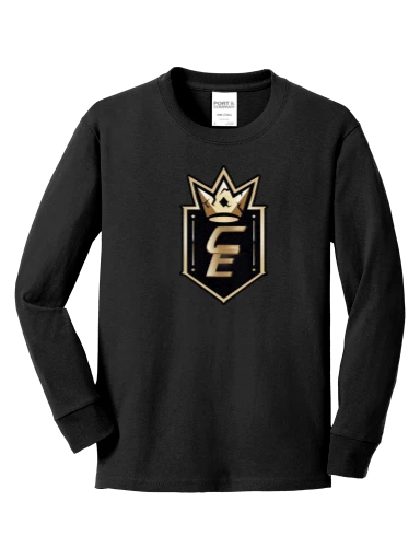 Youth Long Sleeve Core Cotton Tee preview, front