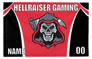 HellRaiser Flag Custom preview, front