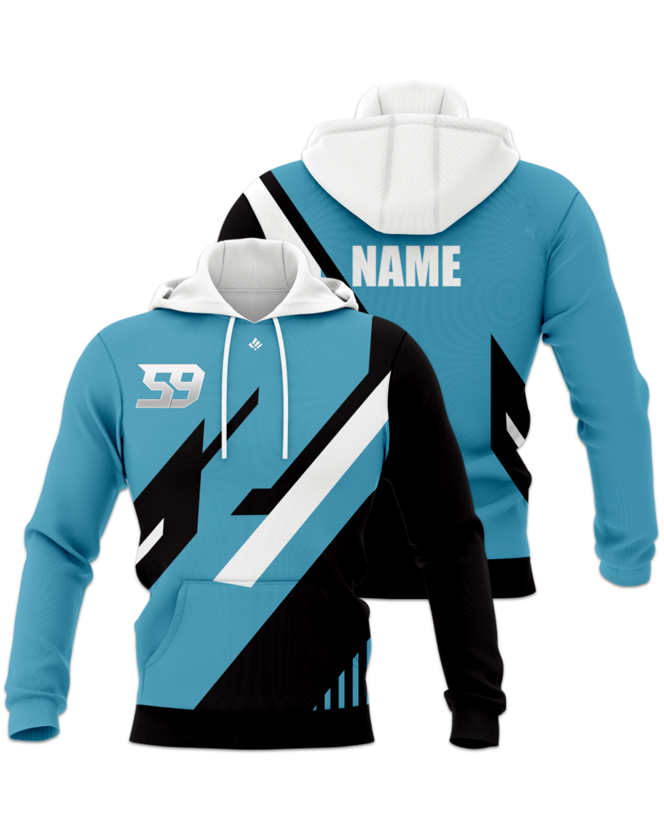 Rendered product preview, stack