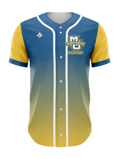 Full Button Baseball Jersey preview, front