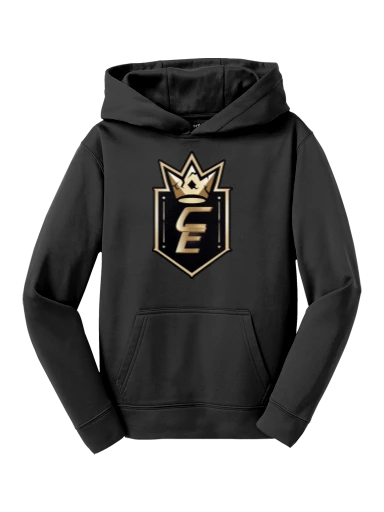 Sport-Tek Youth Sport-Wick Fleece Hooded Pullover preview, front