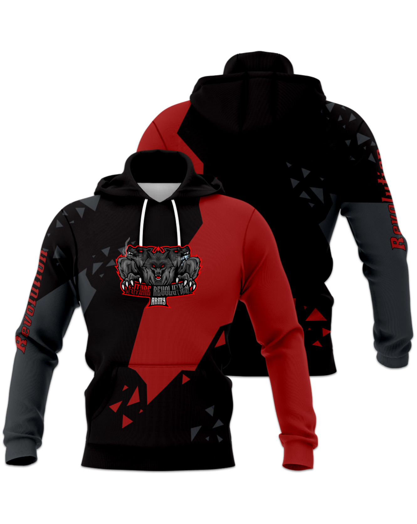 Rendered product preview, stack