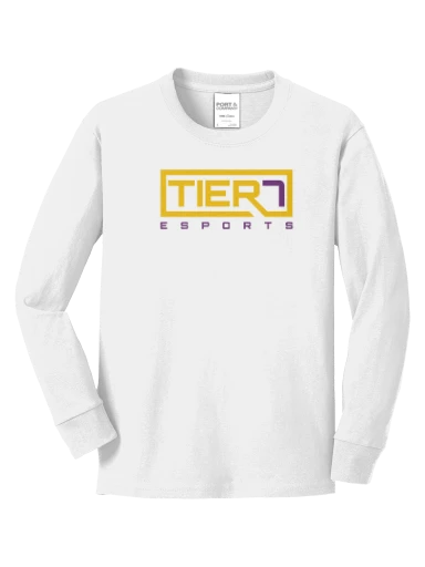 Tier 7 Fundraising Store Youth Long Sleeve Core Cotton Tee preview, front