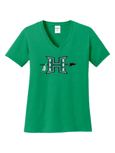 Women's Core Cotton V-Neck Tee preview, front