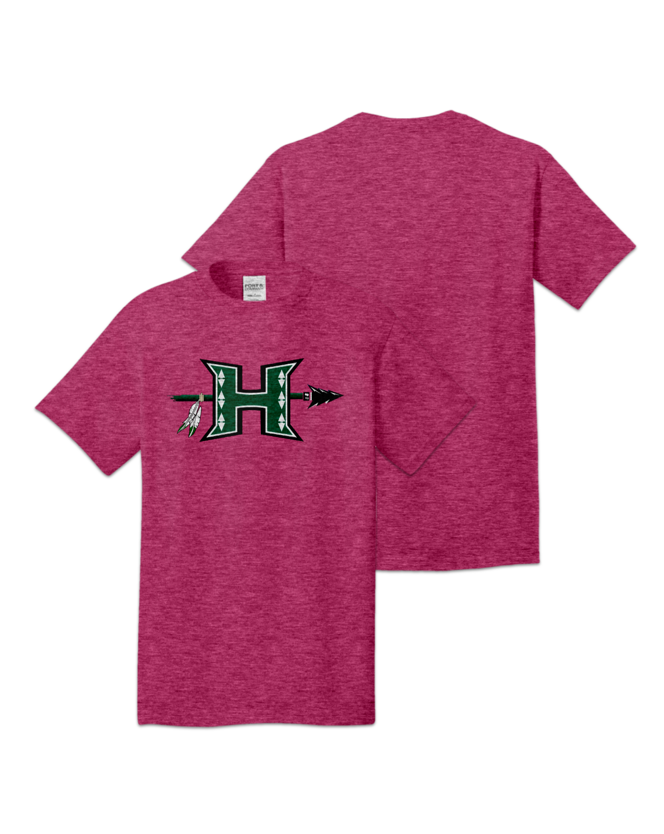 Rendered product preview, stack