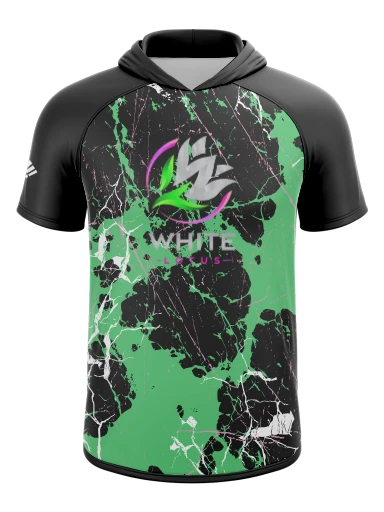 Sublimated Short Sleeve Hooded T-Shirt preview, front