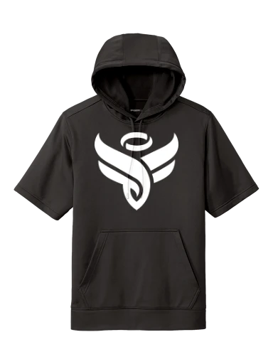 Sport-Tek Sport-Wick Fleece Short Sleeve Hooded Pullover preview, front