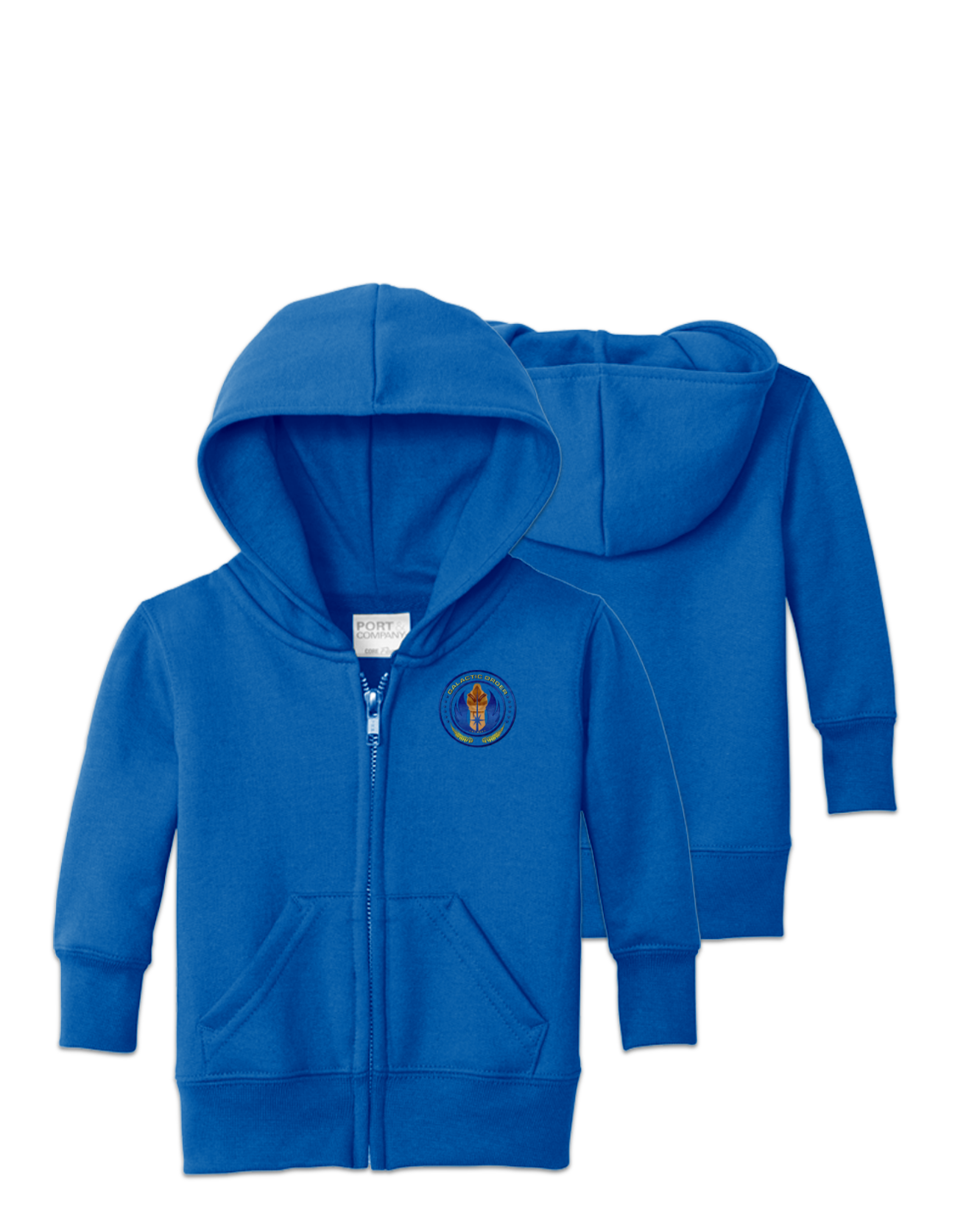 Rendered product preview, stack