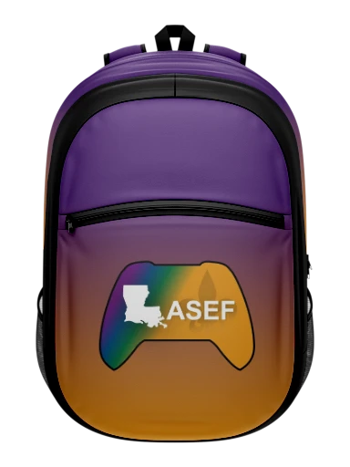 Sublimated Custom Backpack preview, front