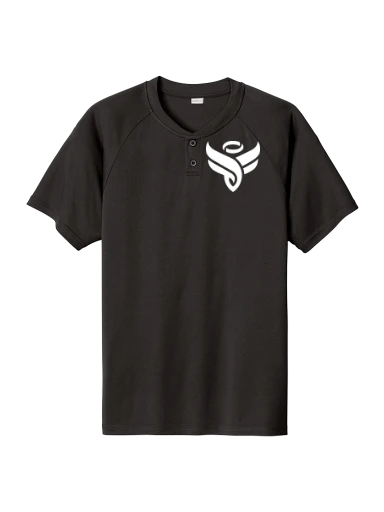 Sport-Tek PosiCharge Competitor 2-Button Henley preview, front