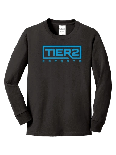 Tier 2 Fan Store Youth Long Sleeve Core Cotton Tee preview, front