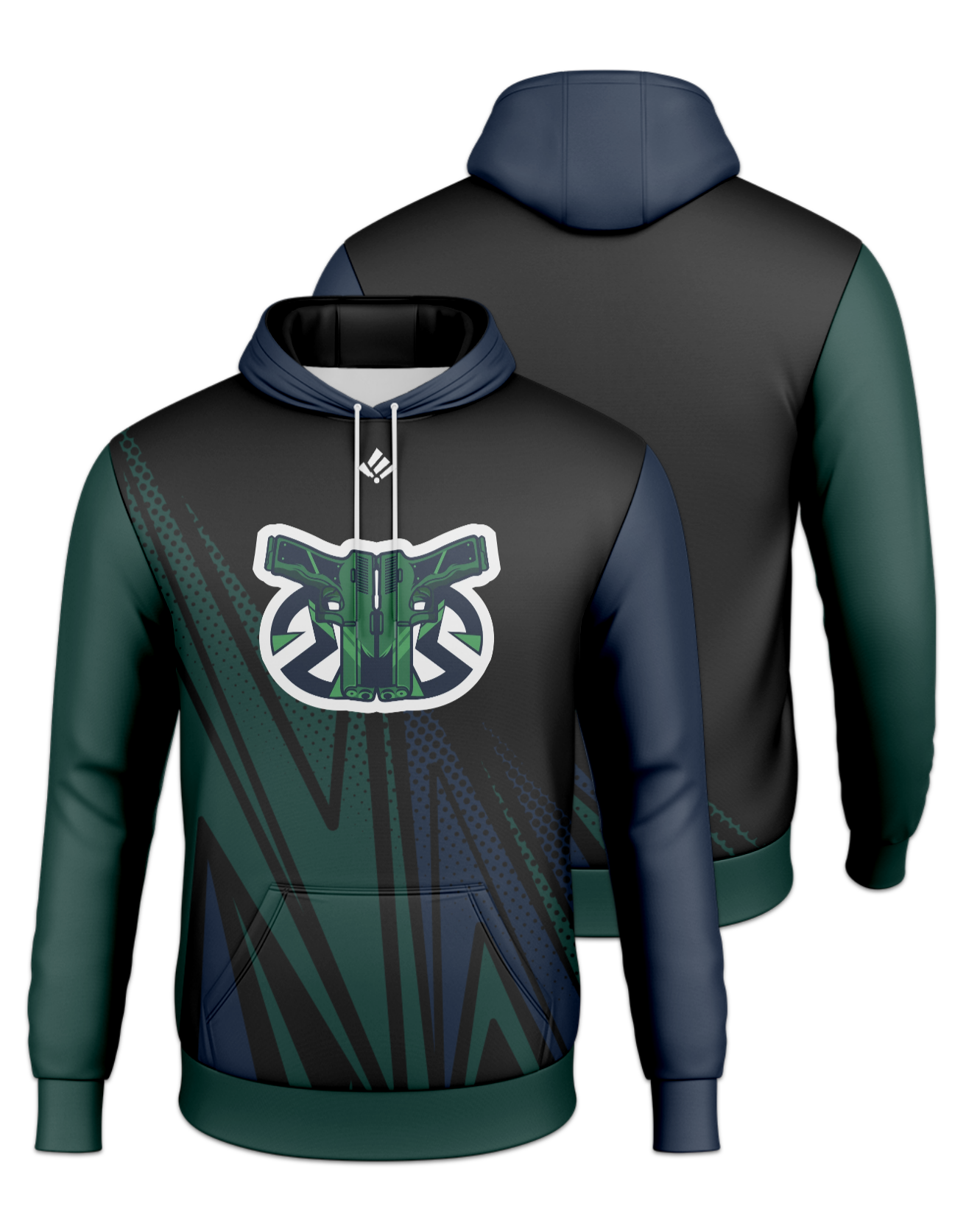 Rendered product preview, stack