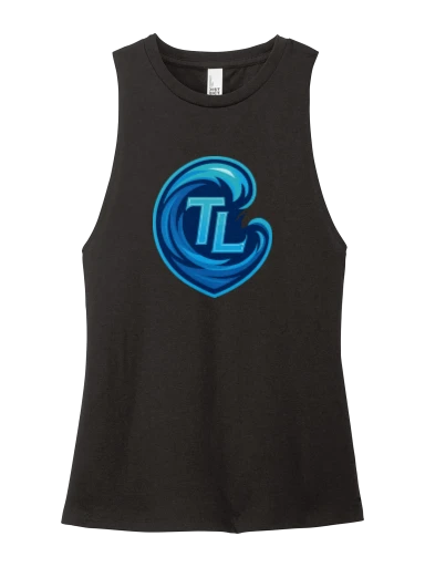 District Women's Perfect Tri Muscle Tank preview, front