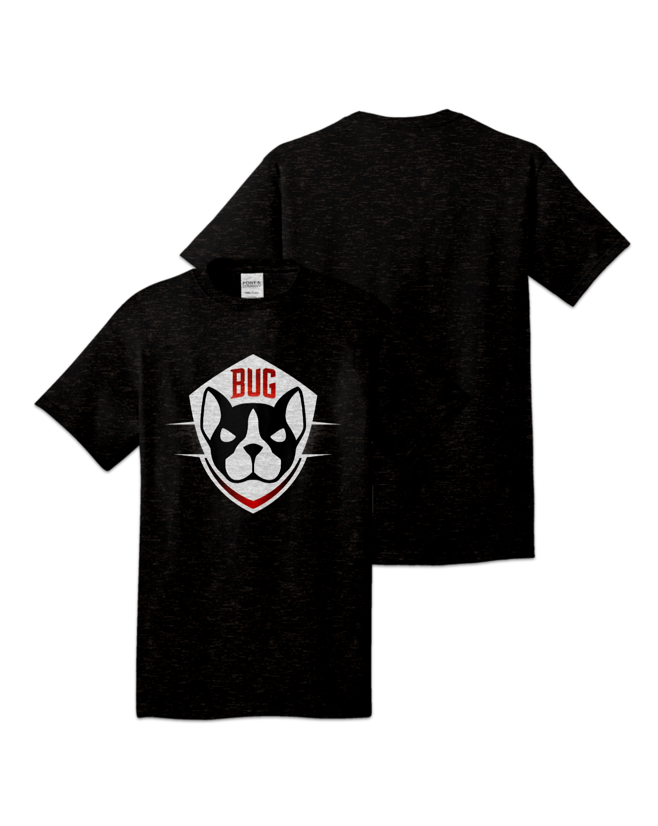 Rendered product preview, stack